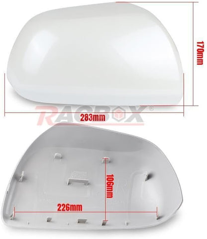 ya 11 9.14 baidiRight Passenger Side Rearview Mirror Cover Cap White For 08-13 for Toyota Highlander