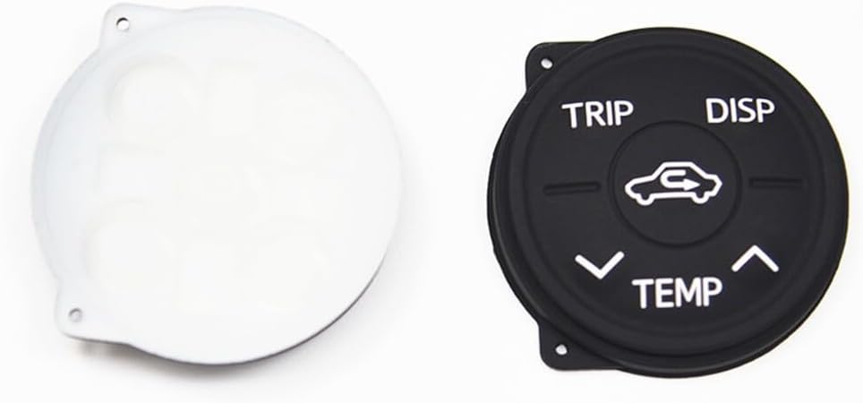 ya 5 8.10 Steering Wheel Control Rubber Button Cushion for Toyota Prius XW30 MK3 2009-2018
