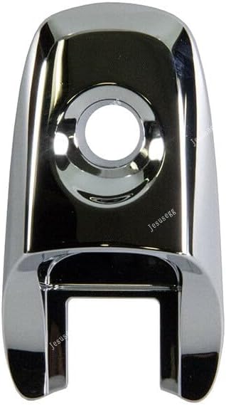 ya 9 10.24 Front Left Chrome Exterior Door Handle Lock Cylinder Cap for Ford Explorer Edge