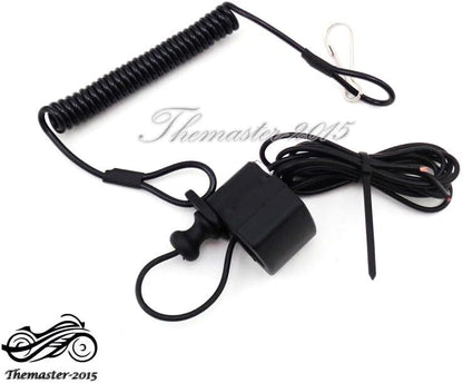 ya 5 8.10 ATV Tether Pull Kill Switch for Yamaha Blaster 200 Banshee Warrior 350 YFZ450R