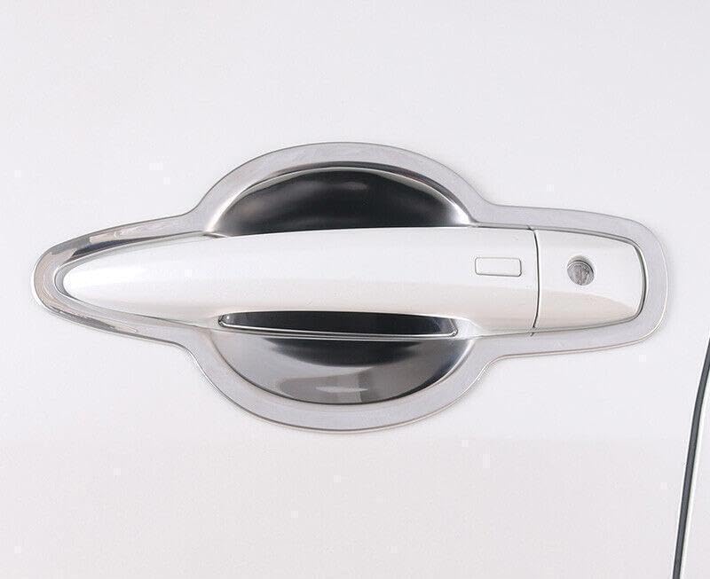 ya 5 8.10 for Nissan Sentra 20-23 Steel Silver Exterior Side Door Bowl Moulding Cover Trim