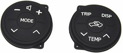 ya 5 8.10 Steering Wheel Control Rubber Button Cushion for Toyota Prius XW30 MK3 2009-2018