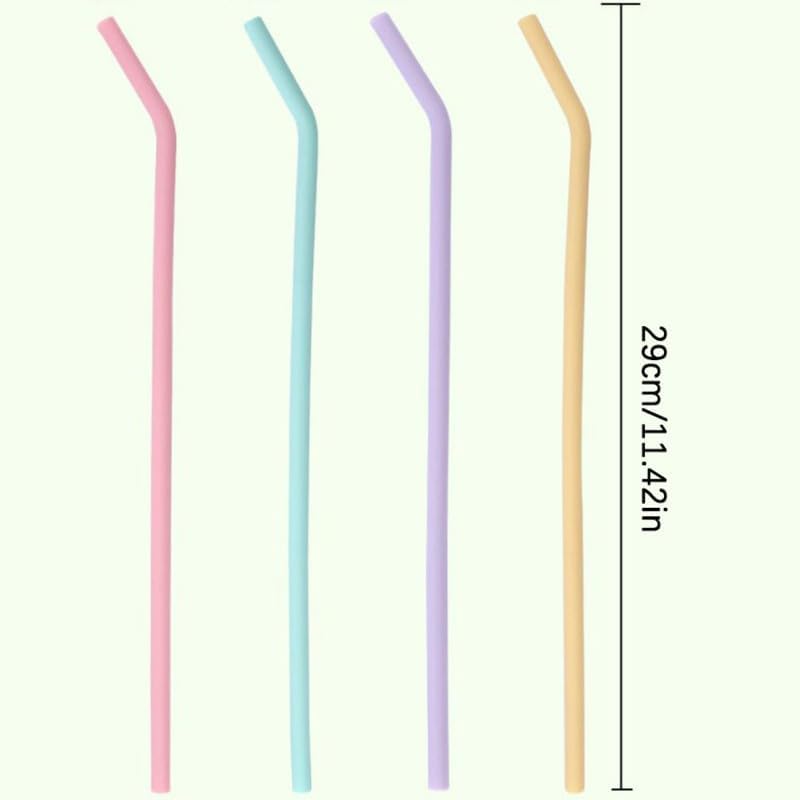 ya 14 9.20 baidi Eco Friendly Silicone Straws Re ble Silicone Drinking Straws Kitchen Suppl-wq-1