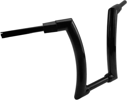 ya 4 8.14 Black 16 Ape Hanger Handlebar 1.25 Rise for Harley Street Electra Glide 00-13