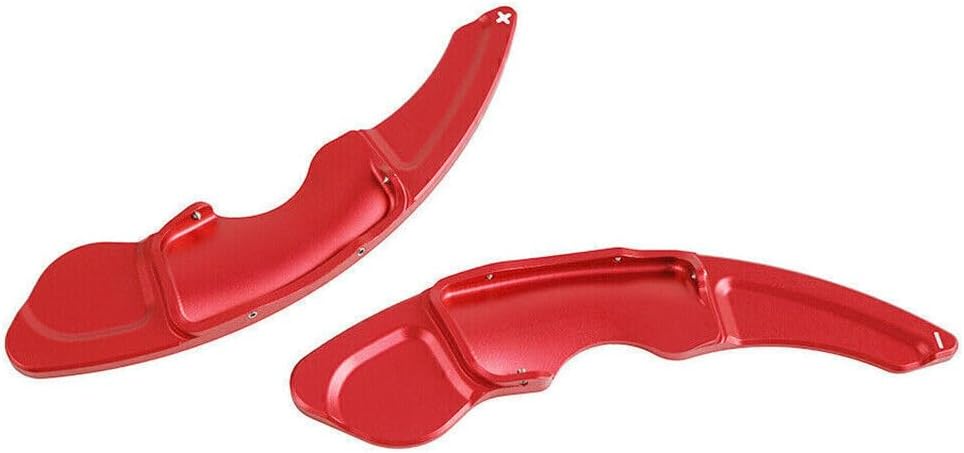 ya 5 8.24 baidi 2X Car Steering Wheel Shift Paddle Shifter Extension Trim for Lexus RC NX is Red