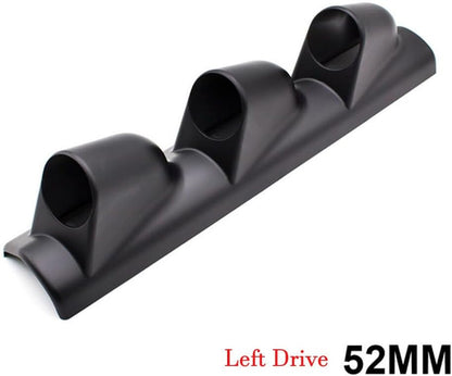 ya 4 8.14 Side Car 2 52mm Universal Three Hole DashBoard Gauge Pod Holder ABS