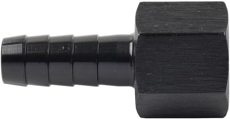ya 11 9.14 baidiAN6 Female to 3/8 Hose Barb Fuel Line Push On Straight Swivel Fitting Adapter