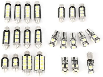 ya 13 9.15 baidi 40 piece 6500K LED indoor light bulb kit for car trunk dome license plate l