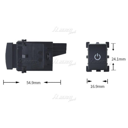 ya 13 9.15 baidi LED Dashboard Switch Button for for Subaru for Impreza 2016-2025 Crosstrek 2018-2025 WRX