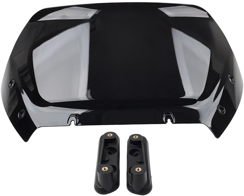 ya 23 10.7 baidi 12 Windscreen Windshield for Harley Touring Road Glide CVO 2023 2024 Blacka