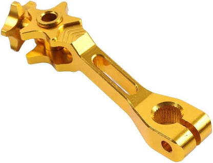 ya 10 9.16 zhengce Gold Aluminum CNC Rear Brake Lever Clutch Lever Accessories Dirt Bike