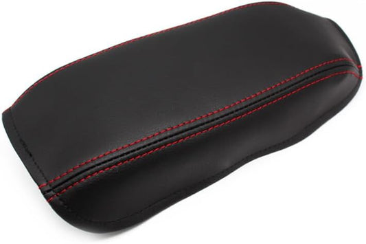 ya 2 8.15 Black Center Console Armrest Storage Box Leather Protective Cover for Toyota RAV4 2017 2018