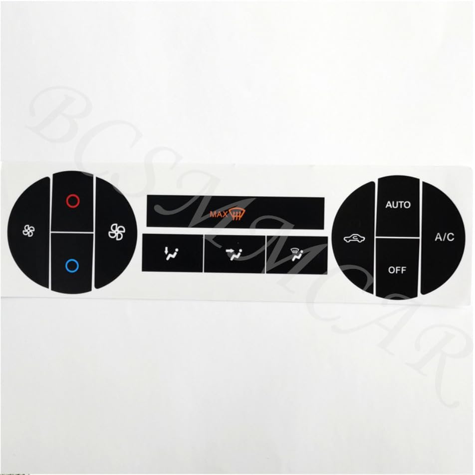 ya 6 8.24 baidi Fit for 2004-2008 for Ford Mondeo A/C Climate Control Button Repair Decals Sticker