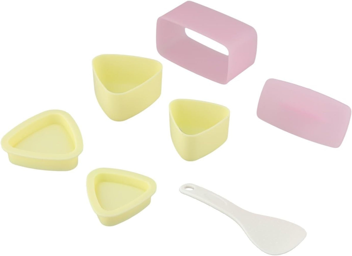 ya 14 9.20 baidi 3 Pack Onigiri Moulds Sushi Maker Kit Triangle Rice Ball Musubi Maker Press-1
