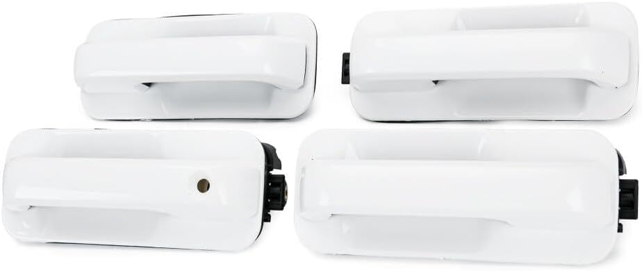 ya 10 9.16 baidi Front & Rear Outside Door Handle Oxfor Ford White for 2015-2020 for Ford Super Duty F150