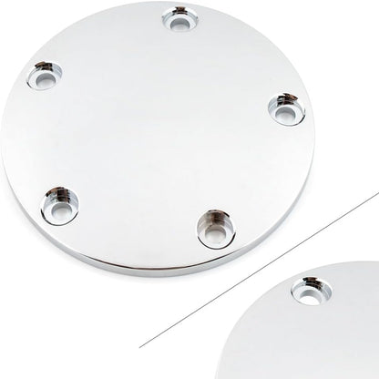 ya 4 8.14 5 Hole Domed Point Timing Ignition Timer Cover Chrome for Harley Softail Touring