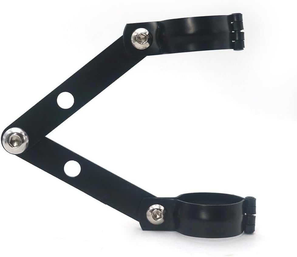 ya 6 8.14 41mm Black Metal Adjustable Headlight Indicator Mounting Fork Bracket for Harley