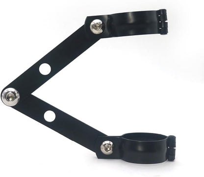 ya 6 8.14 41mm Black Metal Adjustable Headlight Indicator Mounting Fork Bracket for Harley