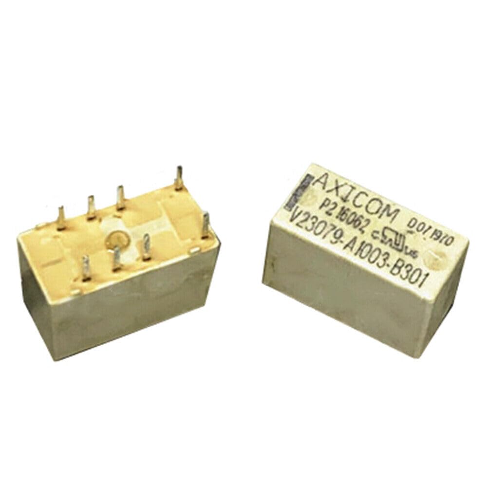 ya 16 10.20 baidi 2pcs AXICOM V23079-A1003-B301 12VDC Power Relay 8Pins New #W7*-