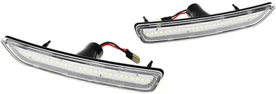 ya 13 9.15 baidi 2pcs Car LED Front Side Marker Lights Fits 10-14 for Ford Mustang