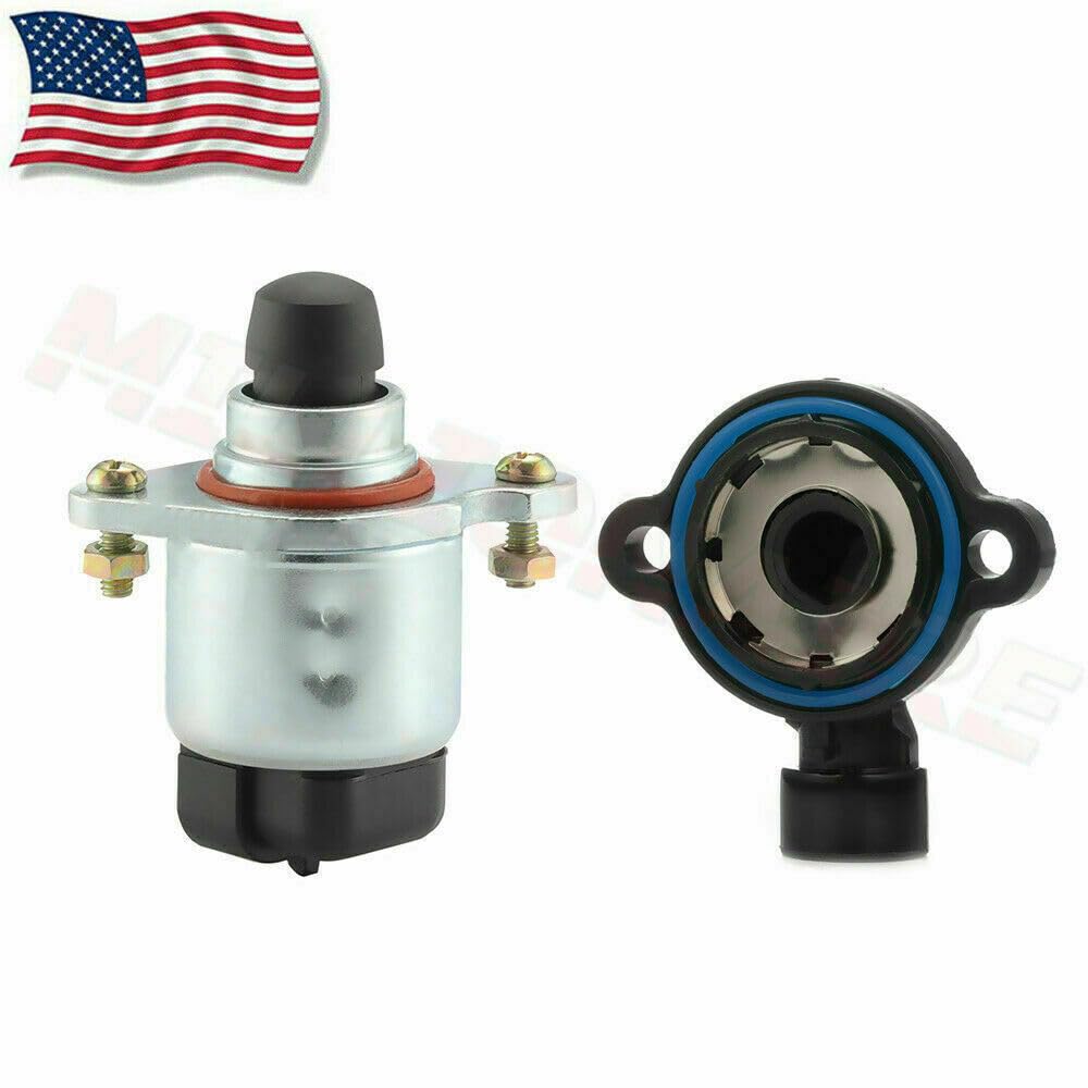 ya 11 9.14 baidiThrottle Position Sensor and Idle Air Control Valve Set Fits LS for Chevy for GMC Sierr!