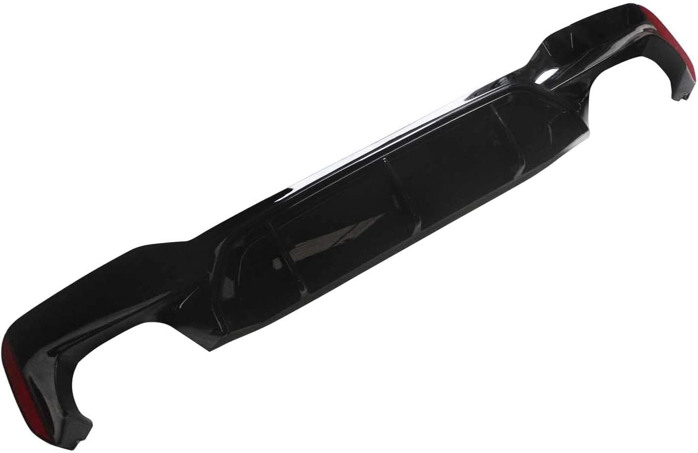 ya 2 8.15 M5 Style Rear Diffuser For 17-23 for BMW G30 5 Series W/M Sport Glossy Black Bumper
