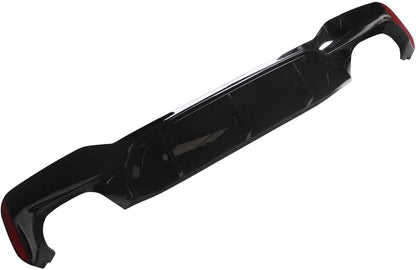 ya 2 8.15 M5 Style Rear Diffuser For 17-23 for BMW G30 5 Series W/M Sport Glossy Black Bumper