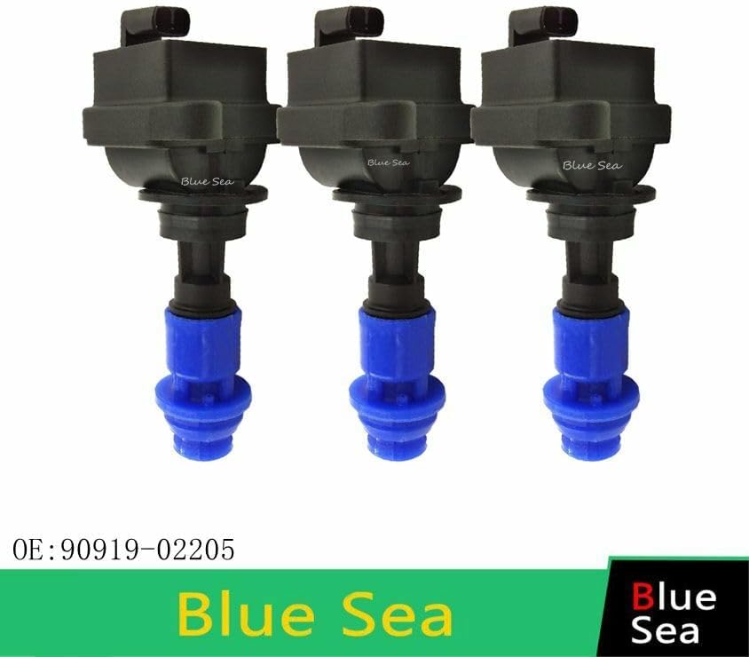 ya 4 8.24 baidi 3 PCS NEW for Toyota 1993-1998 Supra Turbo 2JZ-GTE Ignition Coil 90919-02205