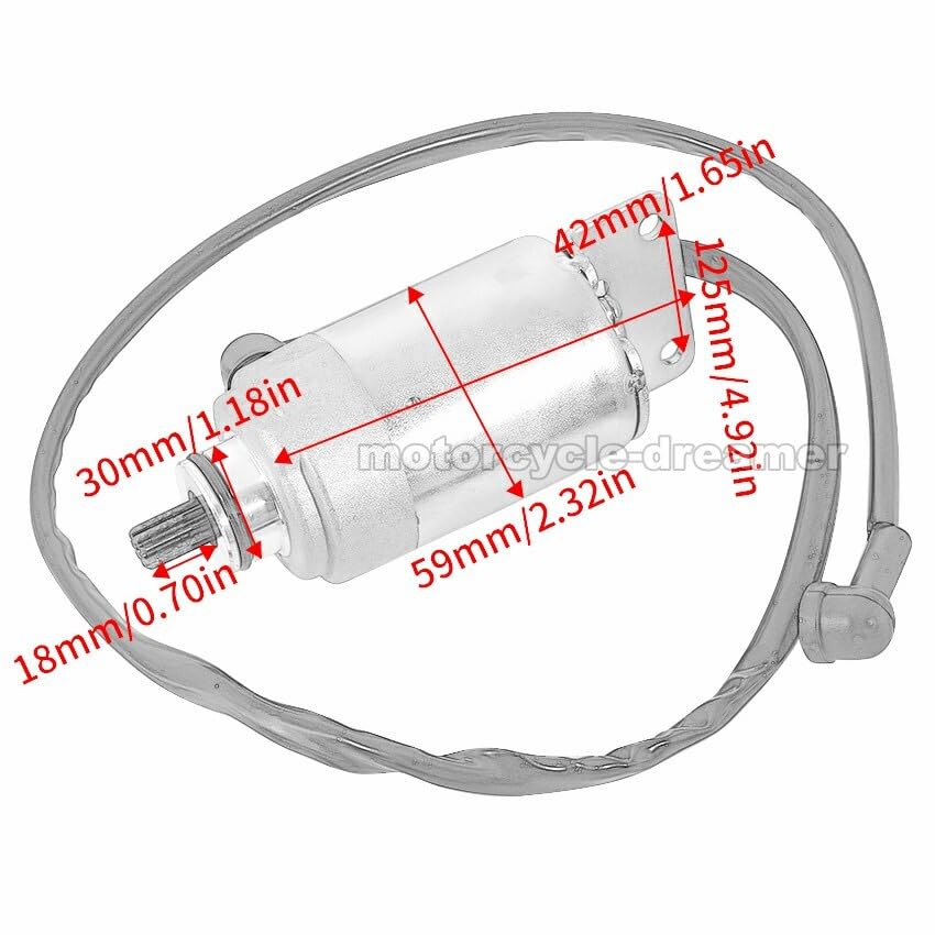 ya 23 10.7 baidi Starter Motor for Kymco 31210-LLB1-900 ATV MXU150/MXU150 X