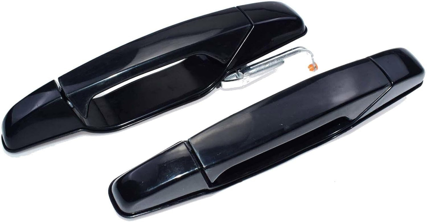 ya 2 8.15 Outside Door Handle Left and Right Rear Black for Chevrolet for GMC for Cadillac 2007-2013