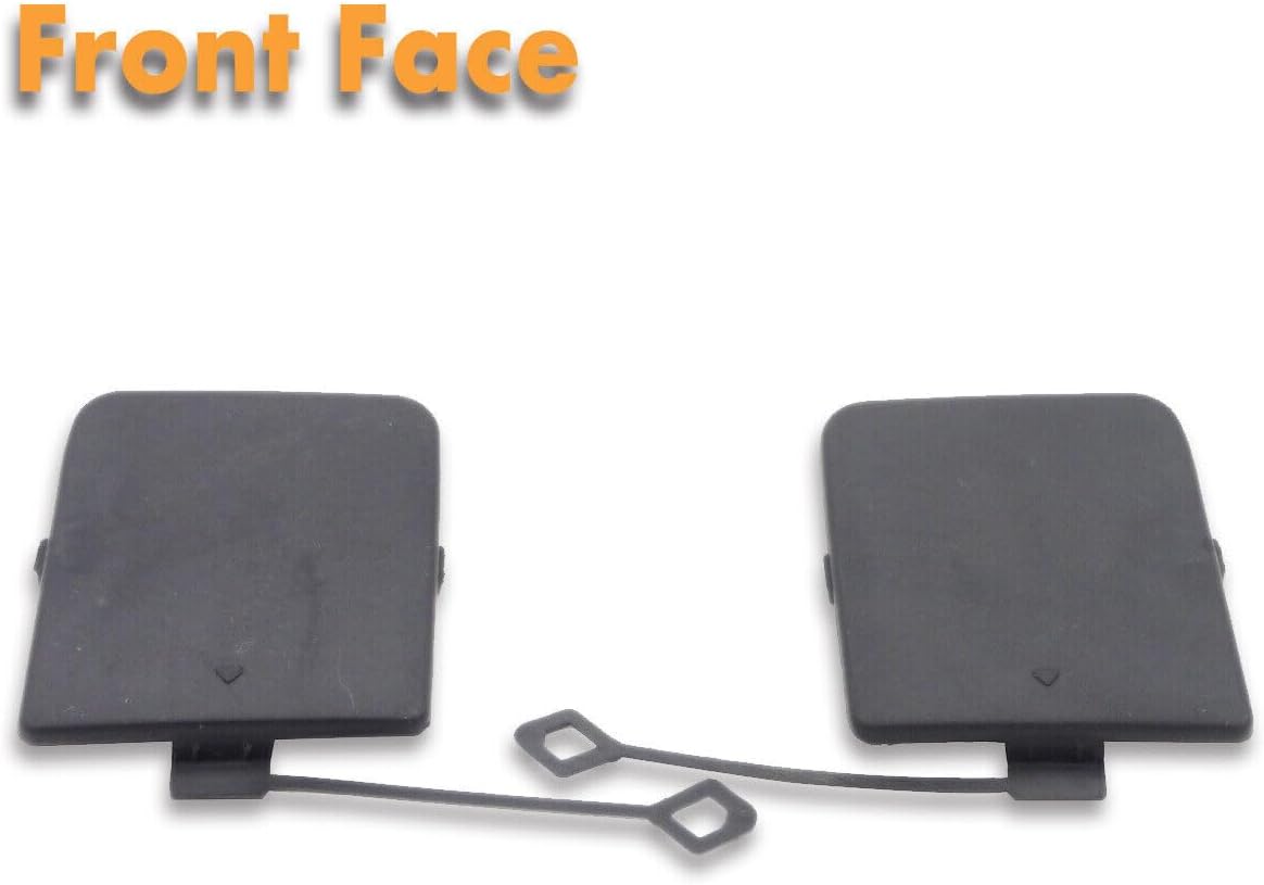 ya 4 8.8.2 2Pcs Rear Bumper Tow Hook Cover Cap Towing Eye Caps Fit for BMW X1 E84 2010-2012