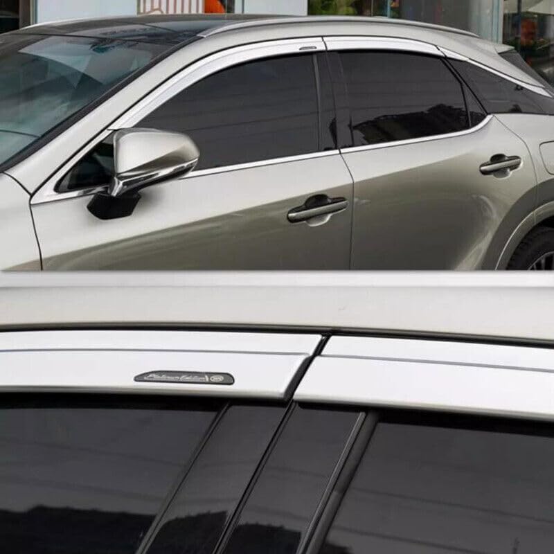 ya 6 8.24 baidi Suitable for Lexus RX 2023-2024 Window Sun Visor Sunshade Rain Cover Chrome Style