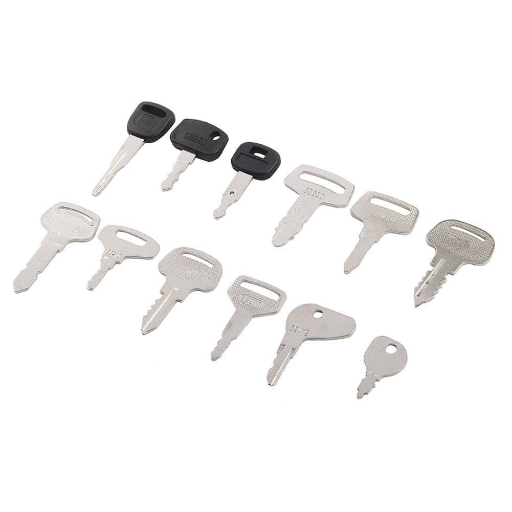 ya 16 10.20 baidi 12PCS Ignition Key Set Equipment Fit Tractor Models B L M BX Tractor Moto