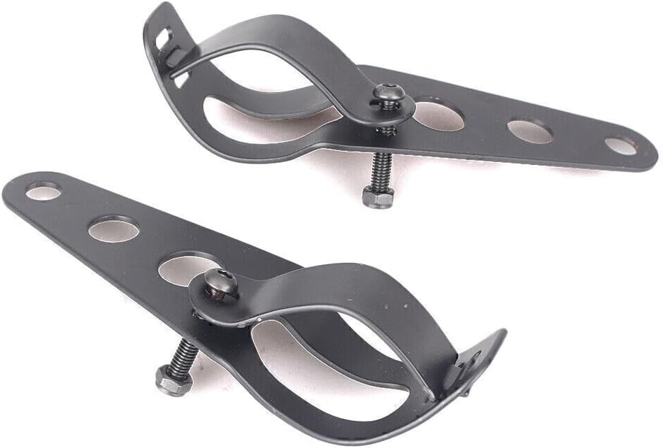 ya 2 8.15 Head Lamp Holder Headlight Mounting Brackets Fork Kit for Suzuki for HARLEY Black