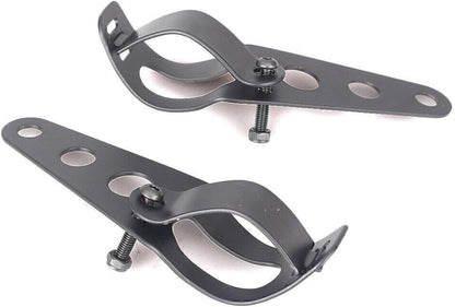 ya 2 8.15 Head Lamp Holder Headlight Mounting Brackets Fork Kit for Suzuki for HARLEY Black