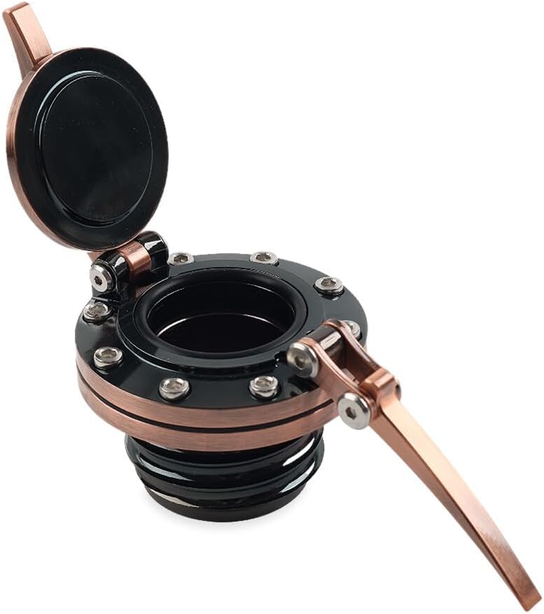ya 13 9.15 baidi Fuel Tank Cover Oil Cap for Harley Touring Sportster Dyna Softail Bronze USA