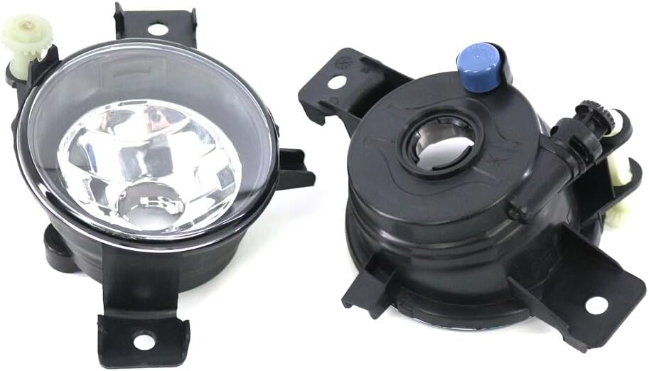 ya 13 9.15 baidi Pair Front Bumper Fog Light Lens Fog Lamp Cover Clear For for BMW X5 E70 2011-2013