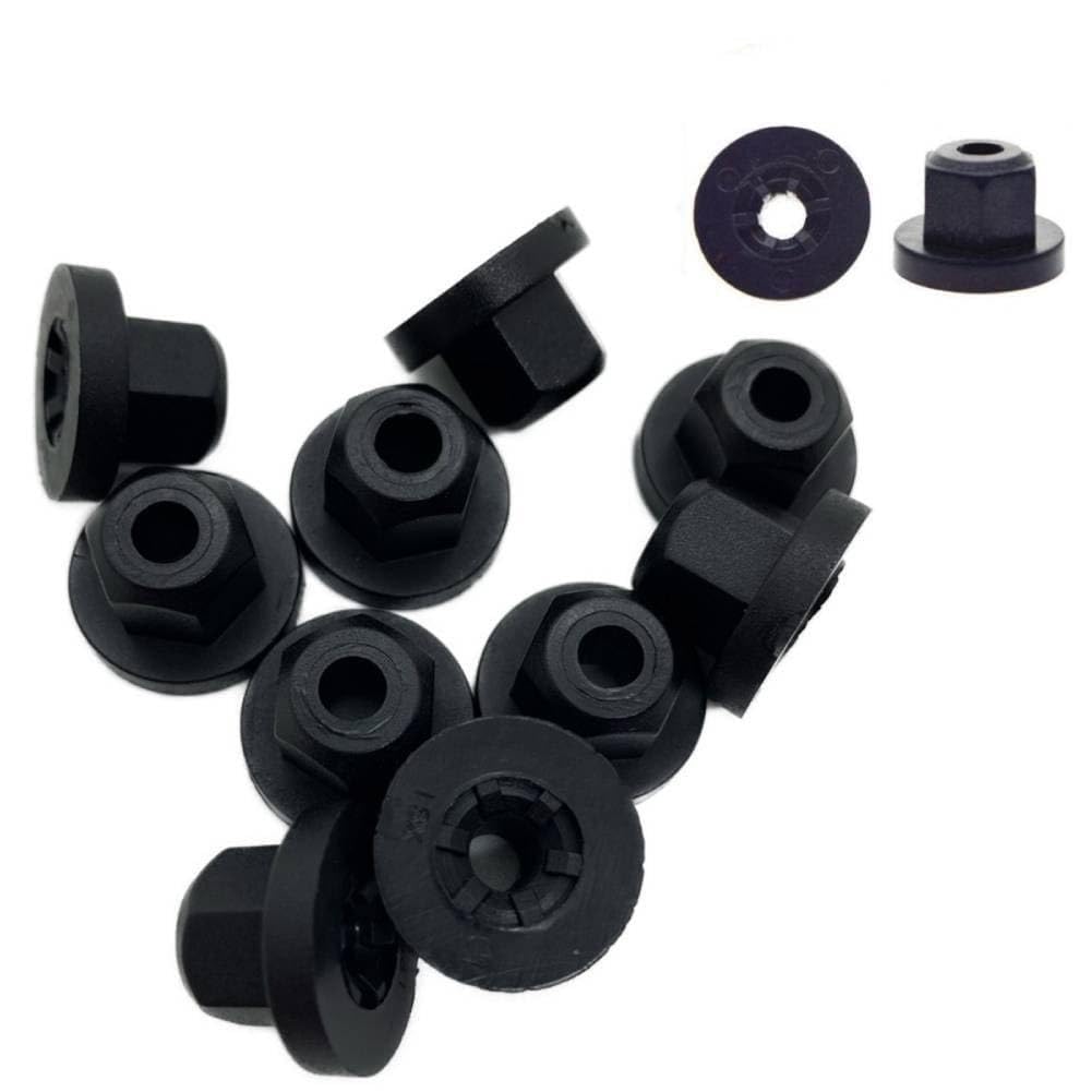 ya 13 9.15 baidi 20pcs Plastic Nut with Ring for for BMW E36 E39 E46 E60 E61 E65 E90 E91 X3 New