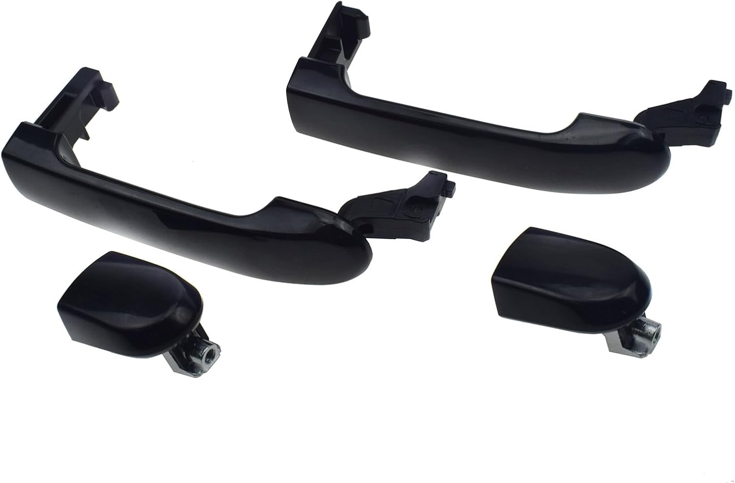 ya 2 8.15 Rear Door Handles Driver and Passenger External Fits 2007-2012 for Nissan Versa 
