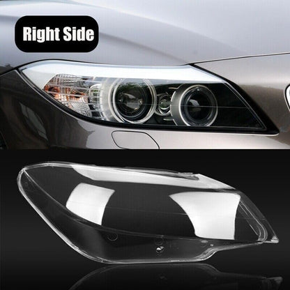 ya 4 8.14 Clear Front Headlight Headlamp Lens Cover Left + Right for BMW E89 Z4 2009-2013