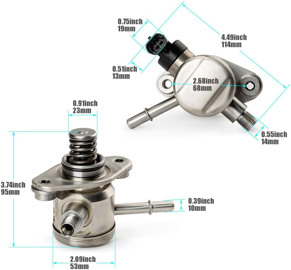 ya 4 8.10 High Pressure Fuel Pump 12633423 for Buick for Chevrolet Equinox for GMC 2.4L 2010-2016