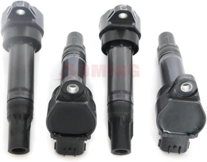 ya 4 8.24 baidi 4 Pieces New Ignition Coil 1832A028 for Smart 451 Fortwo Coupe Cabrio 1.0 A1321580003