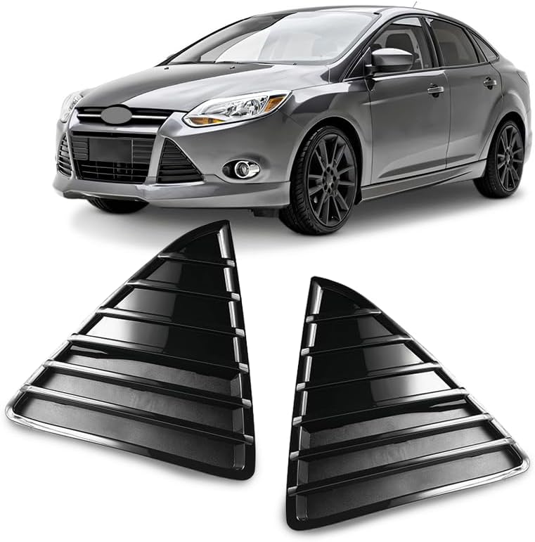 ya 14 9.20 zhengce Pack Gloss Black Front Bumper Lower Grille Protector for Ford Focus 2012 20-1