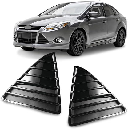 ya 14 9.20 zhengce Pack Gloss Black Front Bumper Lower Grille Protector for Ford Focus 2012 20-1