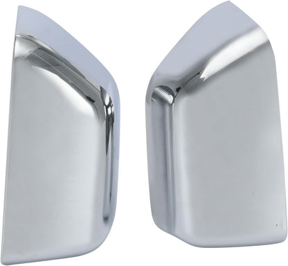 ya 11 9.14 baidiFor 2017-2023 for Ford F150 F250 F350 Super Duty Top Half Chrome Tow Mirror Covers