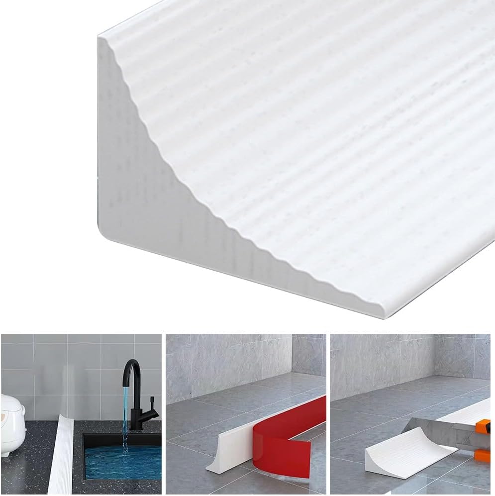 ya 14 9.20 baidi Bendable Strips Bathroom Water Barrier Flood Strip Silicone Waterproof-1