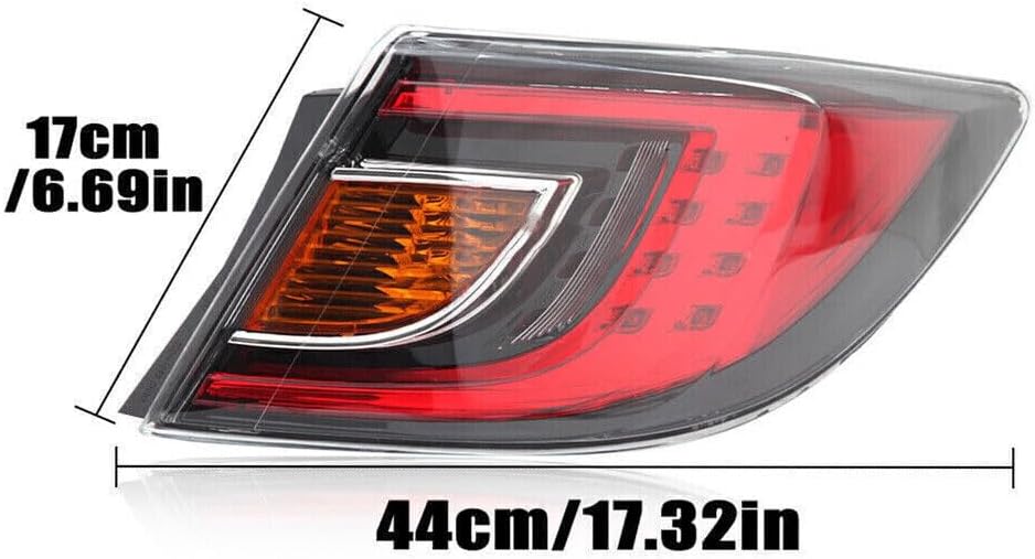 ya 2 8.24 baidi 1 LH Outerside LED rear taillight brake light suitable for Mazda 6 GH 2008 2009 2010