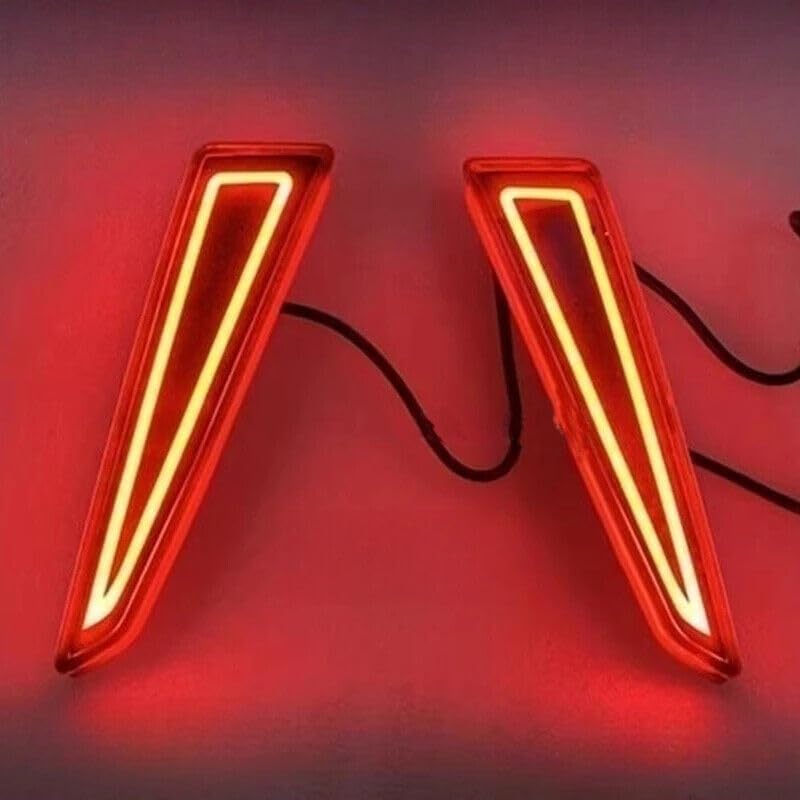 ya 7 8.24 baidi 1 Dual Rear Bumper Reflector Signal Light Brake Light for Lexus RX200t 2016-2019