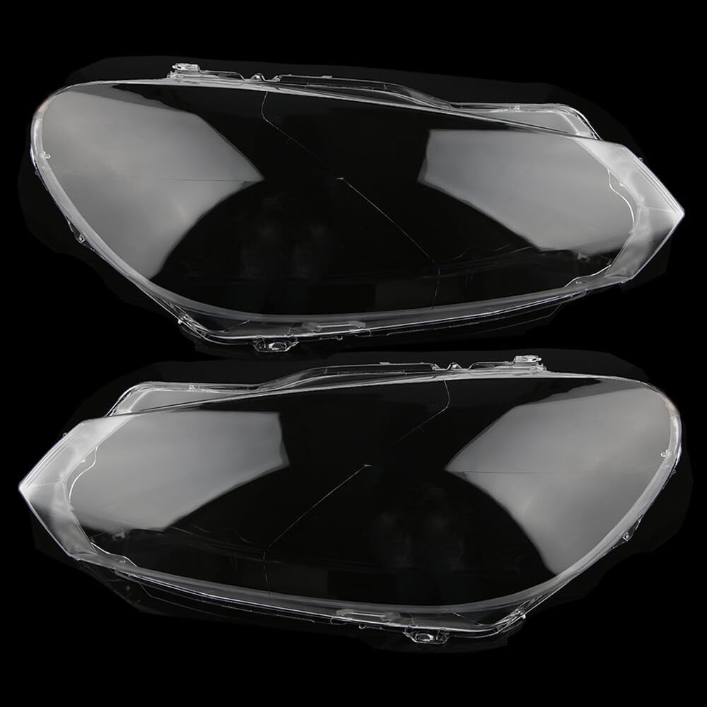 ya 4 8.10 Pair LH+RH Headlight Lenses Cover Clear for VW for VW for Golf MK6 GTI 2010-2013
