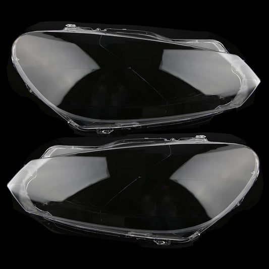 ya 4 8.10 Pair LH+RH Headlight Lenses Cover Clear for VW for VW for Golf MK6 GTI 2010-2013